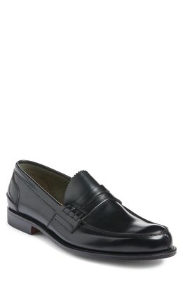 Church's Pembrey Penny Loafer in Black Polished Fume