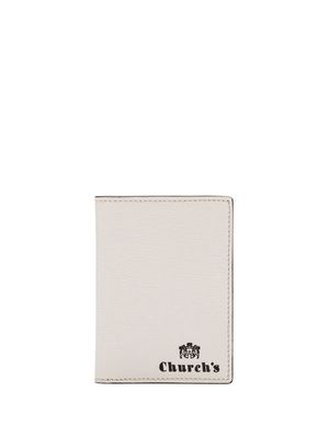 Church's St James bi-fold leather card holder - White
