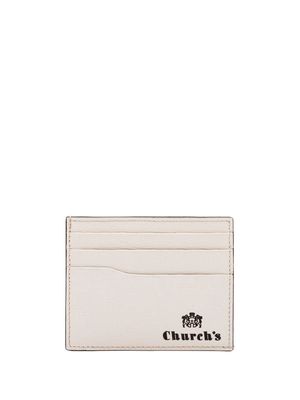 Church's St James leather card holder - White