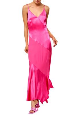 CIEBON Monika Satin Slipdress in Pink