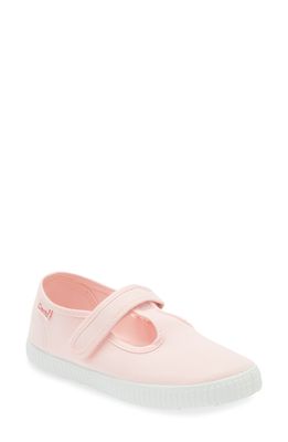 Cienta T-Strap Sneaker in Pink