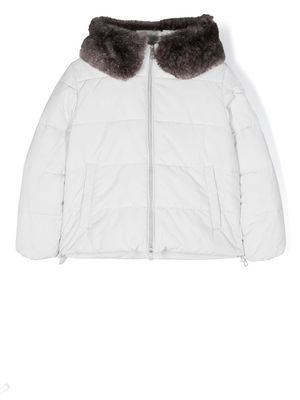 Ciesse Piumini Junior hooded padded jacket - White