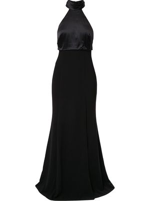 Cinq A Sept Alexandra halterneck gown - Black
