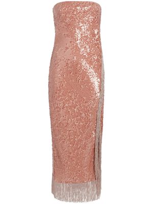 Cinq A Sept Amora sequin-embellished dress - Pink