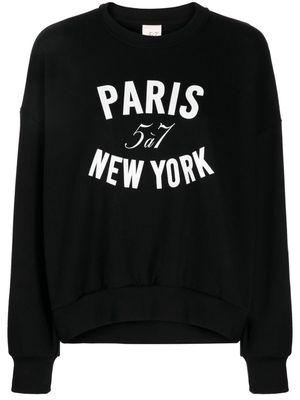Cinq A Sept Brandy Paris New York sweatshirt - Black