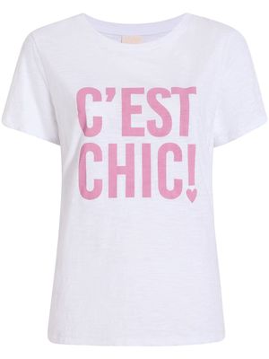 Cinq A Sept C'Est Chic T-shirt - White