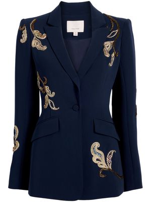 Cinq A Sept Cheyenne single-breasted blazer - Blue