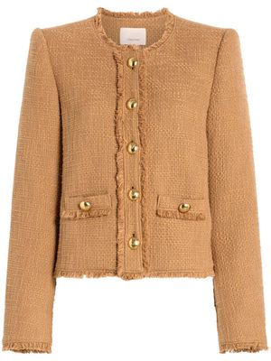 Cinq A Sept Christie blouclé jacket - Brown