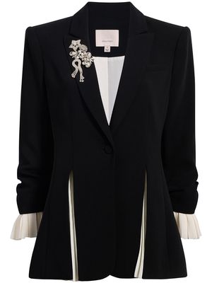 Cinq A Sept crystal-embellished blazer - Black