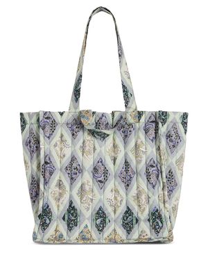 Cinq A Sept diamond-jacquard-pattern tote bag - Green