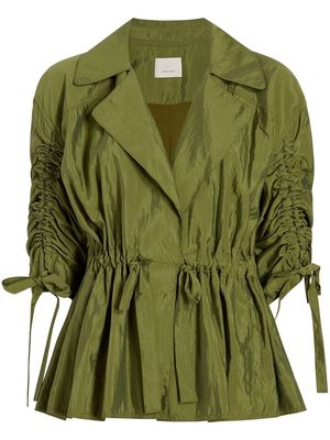 Cinq A Sept Emmeline drawstring-waist jacket - Green