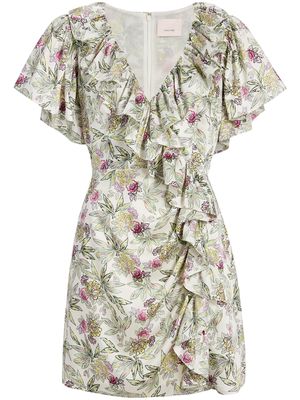Cinq A Sept Evans floral-print dress - Neutrals