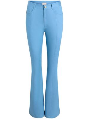 Cinq A Sept high-rise flared jeans - Blue