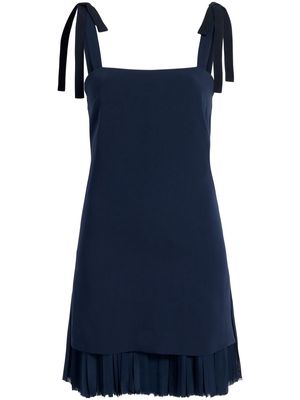 Cinq A Sept Imani bow-detail minidress - Blue