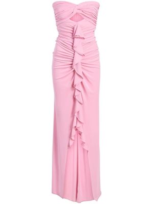 Cinq A Sept Jenna ruffled gown - Pink