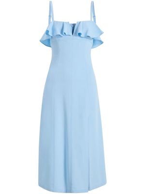 Cinq A Sept Karrie ruffle-detail dress - Blue