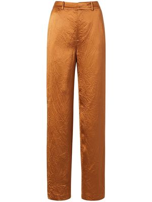 Cinq A Sept Kasid satin finish trousers - Orange