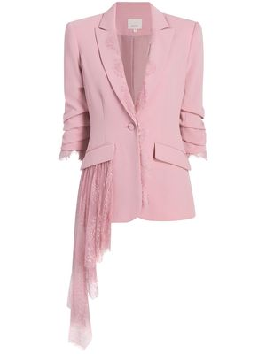 Cinq A Sept Keeves lace-details blazer - Pink