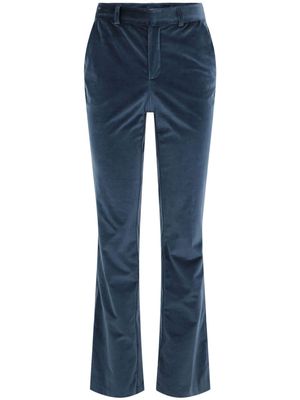 Cinq A Sept Kerry chenille flared trousers - Blue