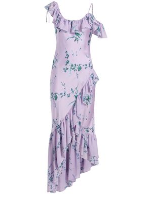 Cinq A Sept Kersti silk maxi dress - Purple