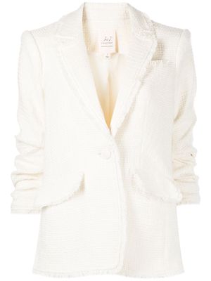 Cinq A Sept Khloe boucle tweed blazer - White