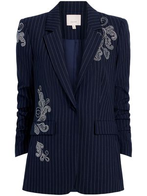 Cinq A Sept Khloe single-breasted blazer - Blue