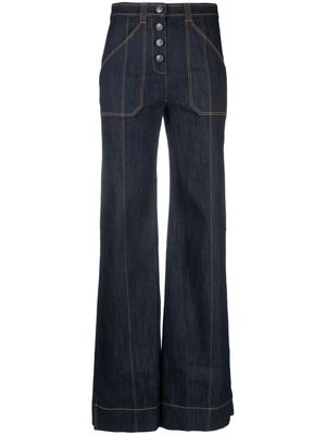 Cinq A Sept Long Benji cotton jeans - Blue