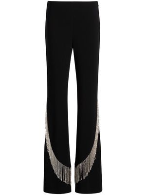 Cinq A Sept Lucynda fringed trousers - Black