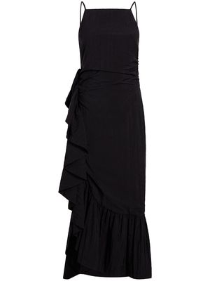 Cinq A Sept Neena draped-detailing dress - Black