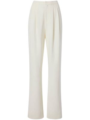 Cinq A Sept pleated detail tailored trousers - White