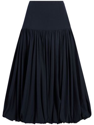 Cinq A Sept pleated-gown skirt - Blue
