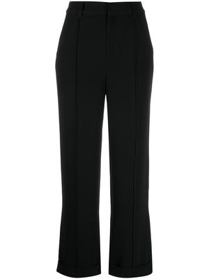 Cinq A Sept raised-stitch wide leg trousers - Black