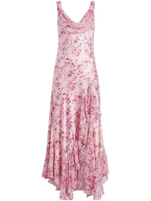 Cinq A Sept Raya floral-print dress - Pink