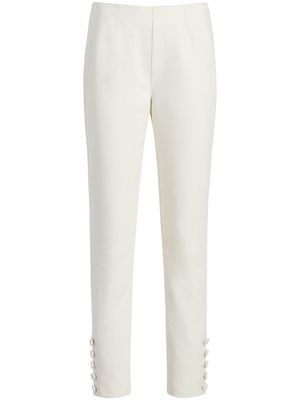 Cinq A Sept Rowena crepe slim-fit trousers - White