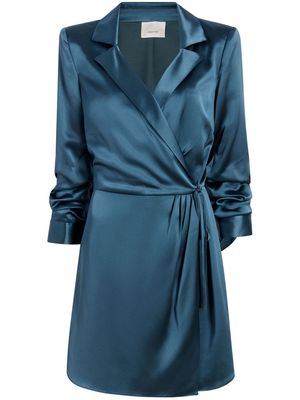 Cinq A Sept Sabina silk dress - Blue
