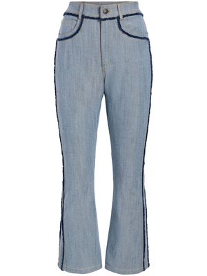 Cinq A Sept Sallie cropped trousers - Blue