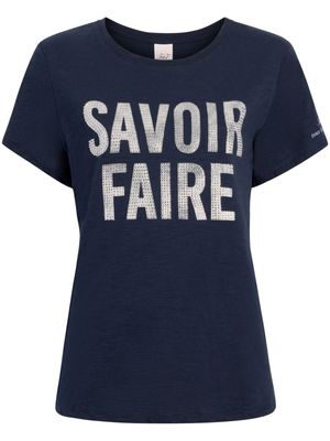 Cinq A Sept Savoir Faire cotton T-shirt - Blue