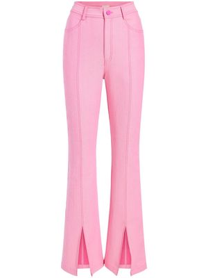 Cinq A Sept Shanis high-rise panelled jeans - Pink