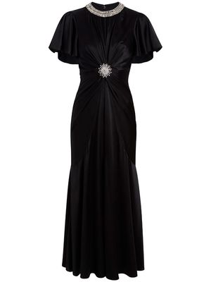 Cinq A Sept Sharma embellished dress - Black