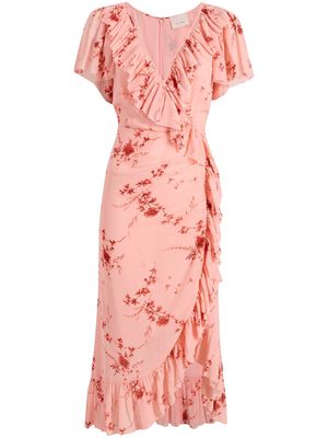 Cinq A Sept Sheilla long dress - Pink