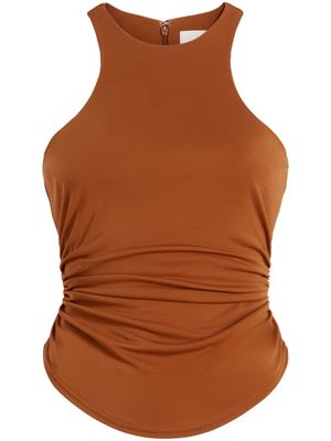 Cinq A Sept Sonya ruched tank top - Brown