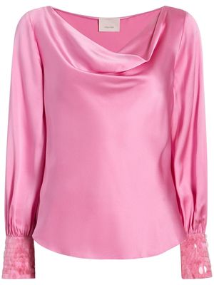 Cinq A Sept Taylee sequinned blouse - Pink