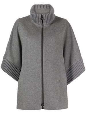 Cinzia Rocca wide-sleeves virgin wool jacket - Grey