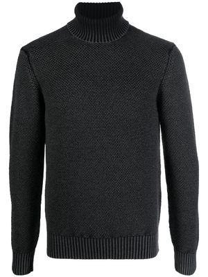Circolo 1901 chunky knit turtleneck jumper - Black