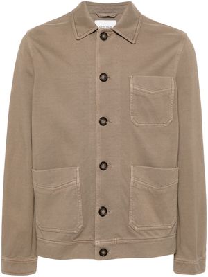 Circolo 1901 cotton piqué shirt jacket - Neutrals
