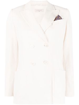 Circolo 1901 double-breasted cotton blazer - Neutrals