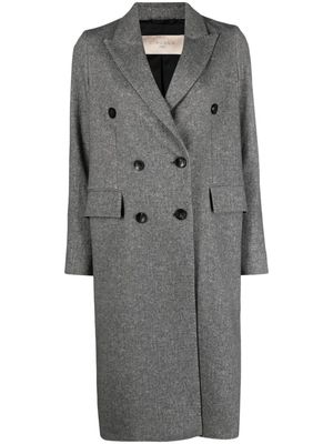 Circolo 1901 double-breasted peak-lapels coat - Grey