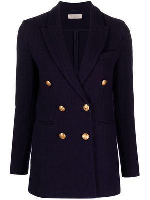 Circolo 1901 double-breasted virgin wool blazer - Purple