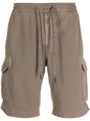 Circolo 1901 drawstring cotton cargo shorts - Brown