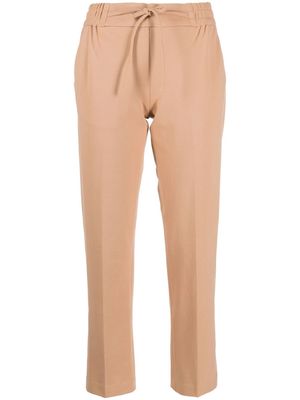Circolo 1901 drawstring tapered-trousers - Neutrals